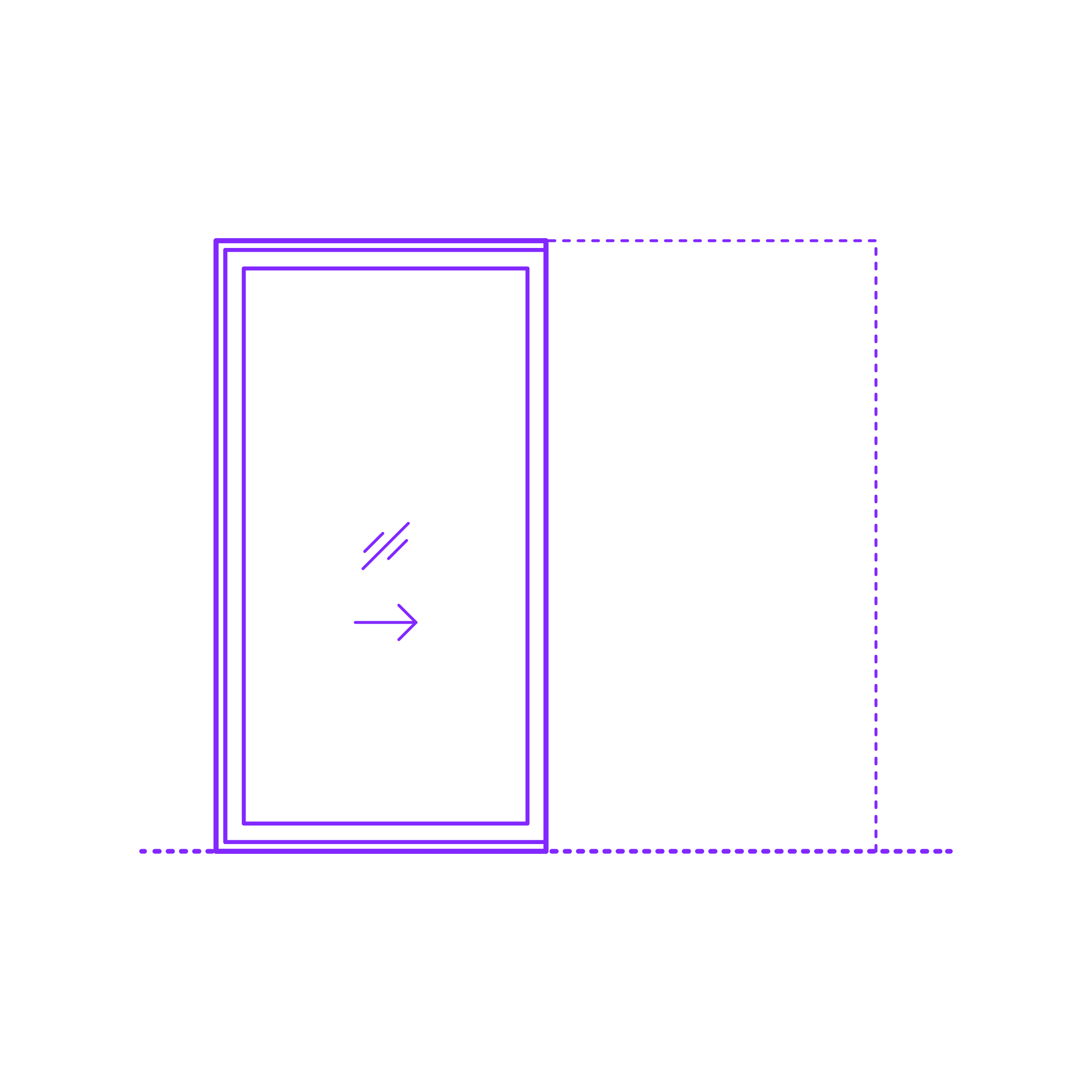 Buildings Sliding Doors Multi Slide Door Pocket 1 Panel Contour Svg Vector Free Vectors